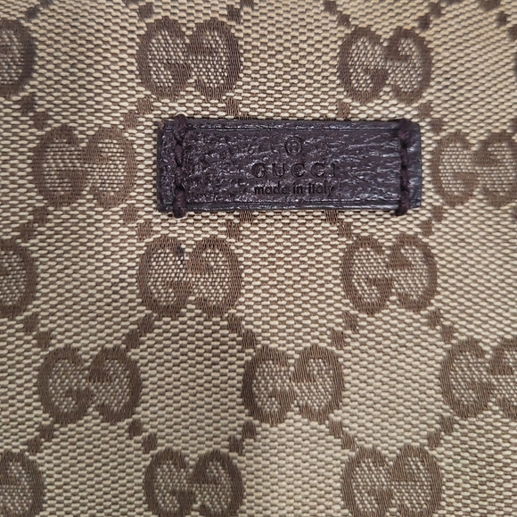 Authentic!! Gucci Sherry Line Canvas Tote Handbag - Picture 5 of 8